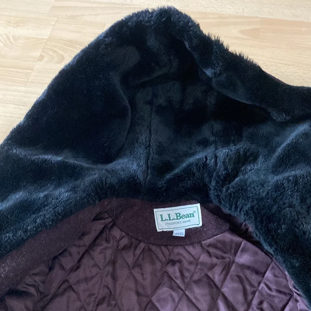 L.L. Bean full length pea coat trench - Picture 6 of 11